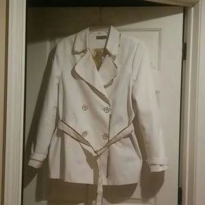 Double Breasted Spring Jacket/Stylish trim